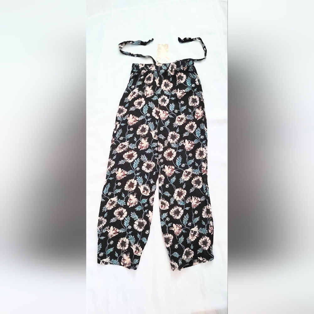 NWT! Chic Spring Resort Floral Women's Boho Relaxed Wide-Leg Ravenel Pant Small - Picture 9 of 15